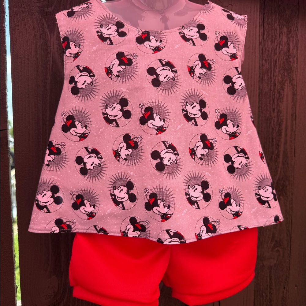 Disney Minnie Mouse Red Kids Matching Set